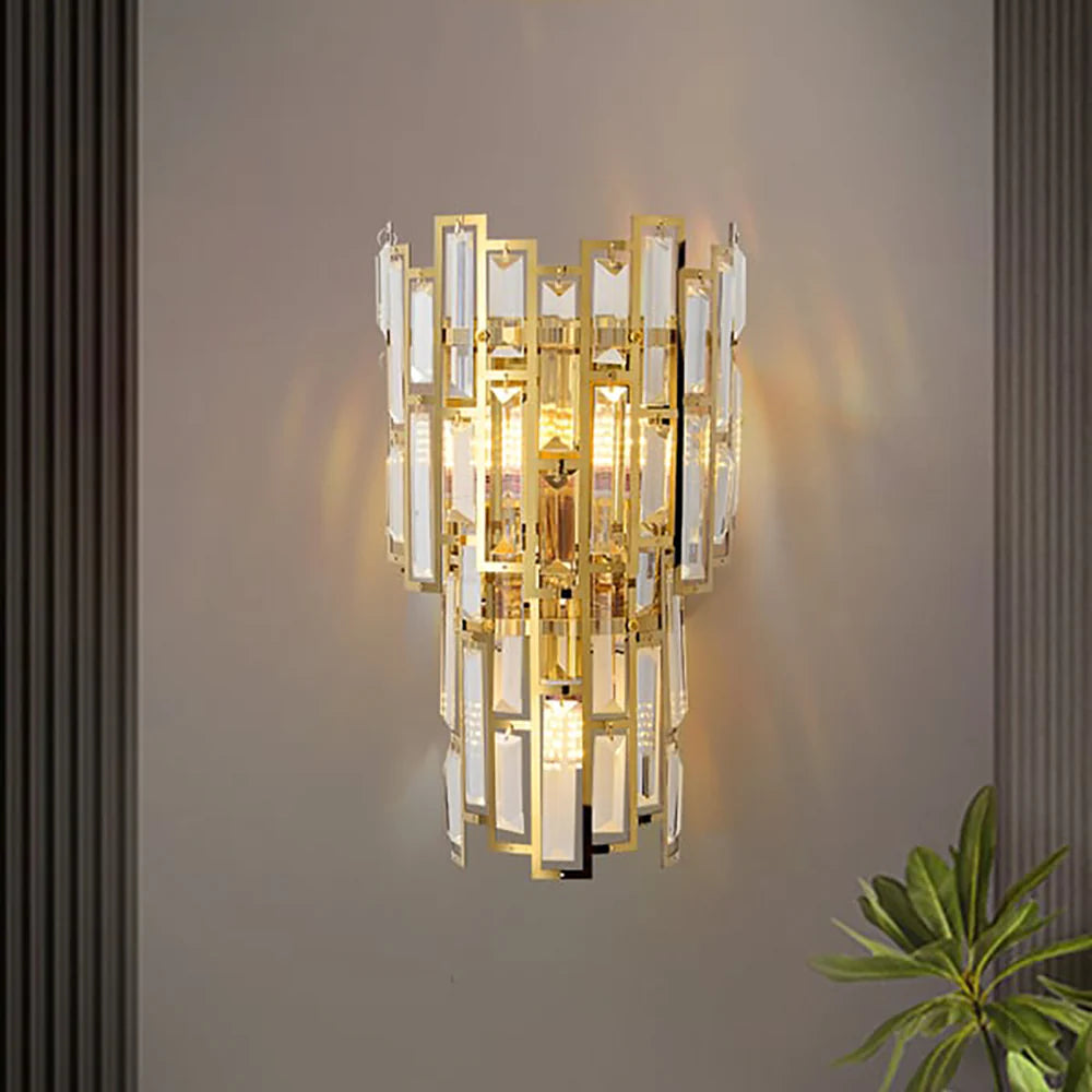 Aplique de pared moderno Gredel Crystal