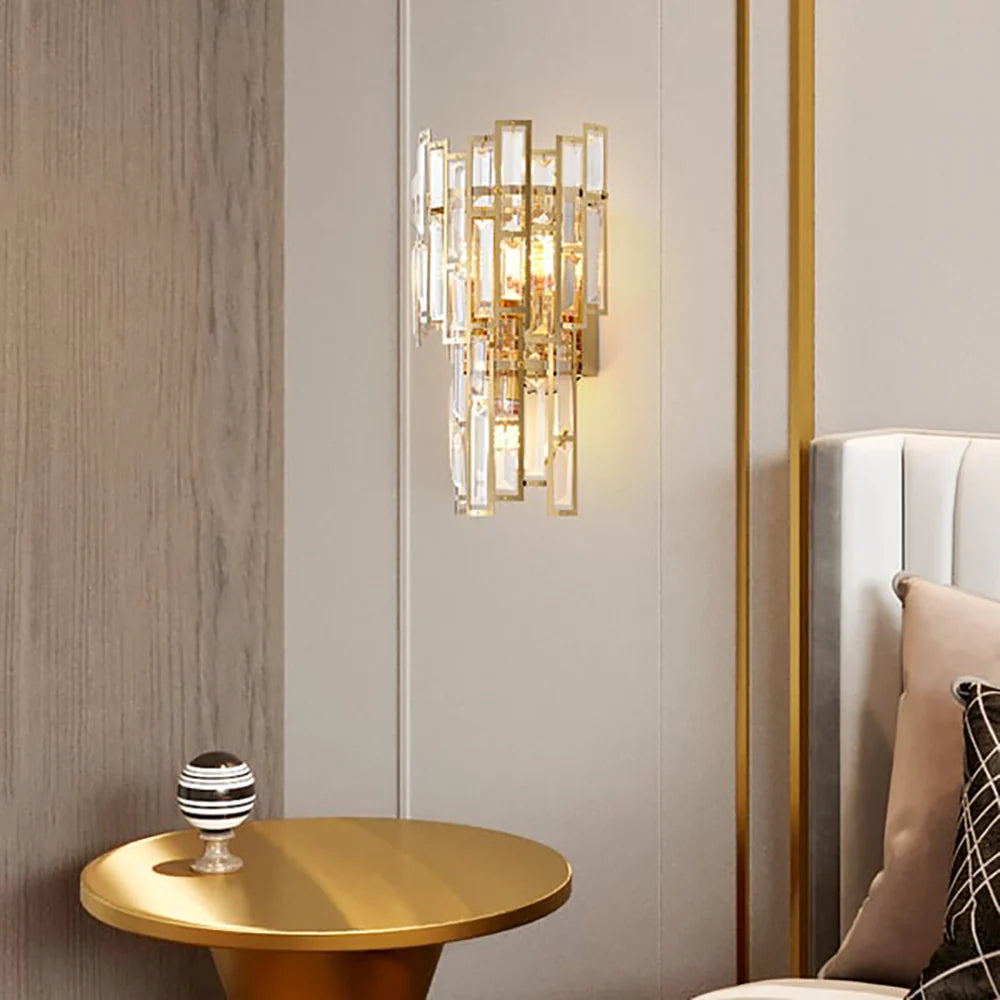 Aplique de pared moderno Gredel Crystal
