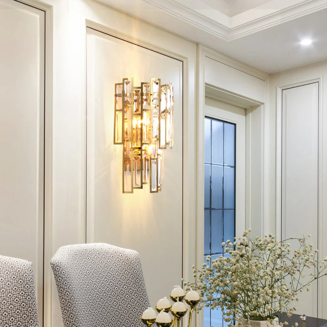 Aplique de pared moderno Gredel Crystal