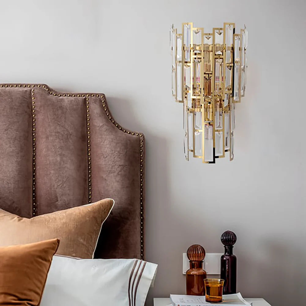 Aplique de pared moderno Gredel Crystal
