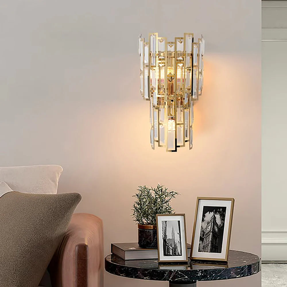 Aplique de pared moderno Gredel Crystal
