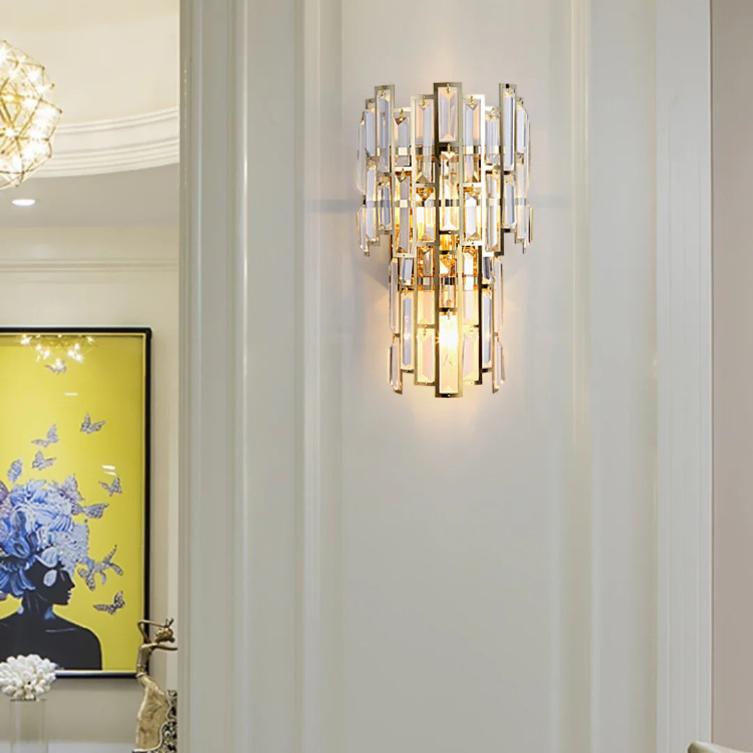 Aplique de pared moderno Gredel Crystal