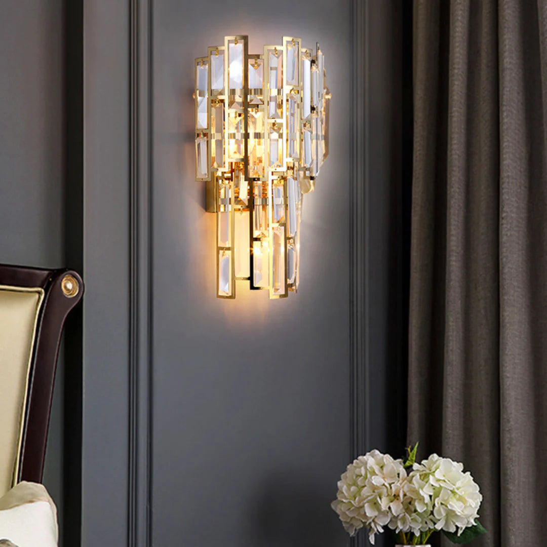 Aplique de pared moderno Gredel Crystal