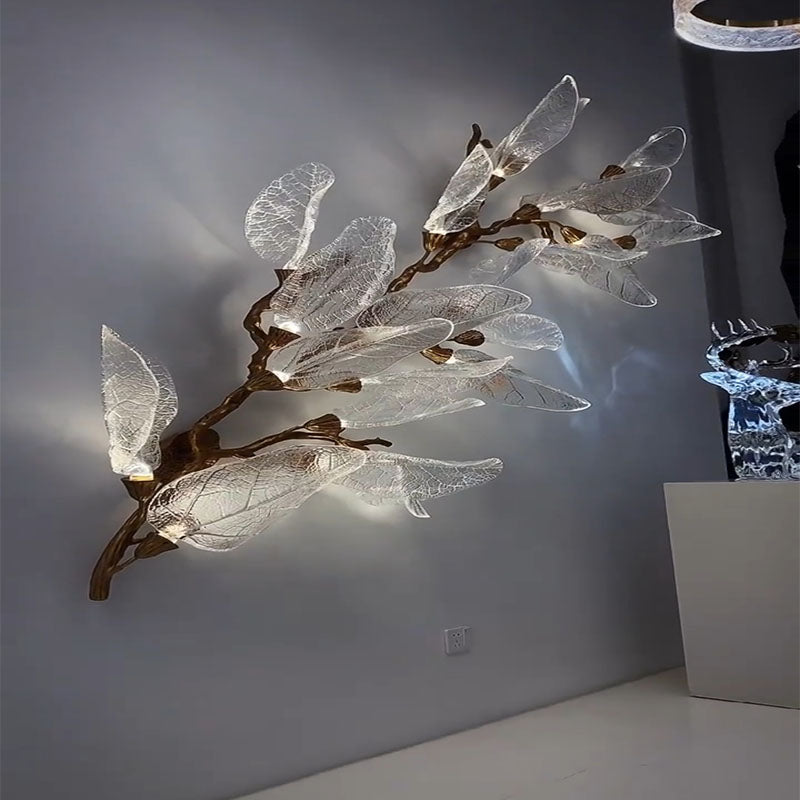 Aplique de Pared Hoja Artística