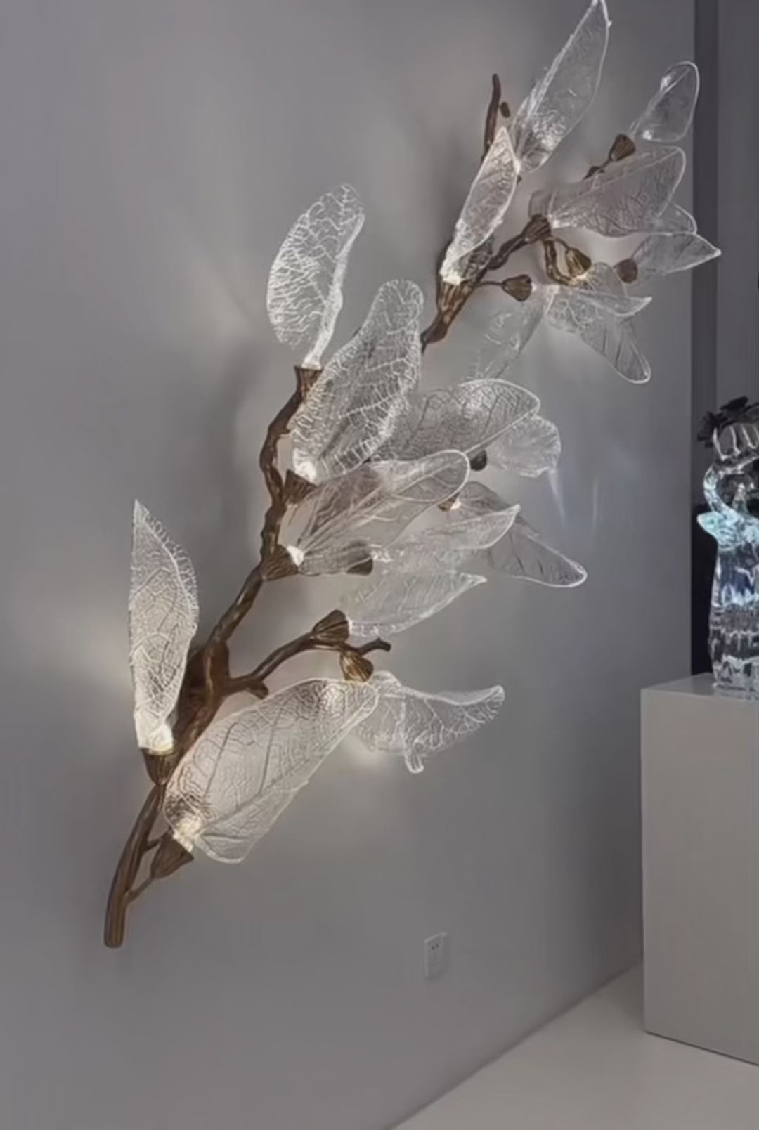 Aplique de Pared Hoja Artística