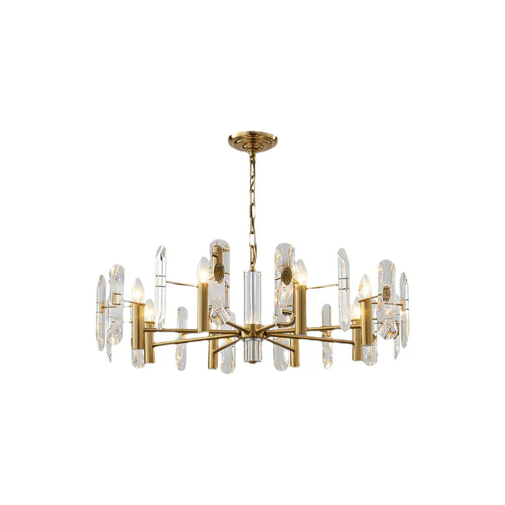 Candelabro de cristal para dormitorio, techo de bar