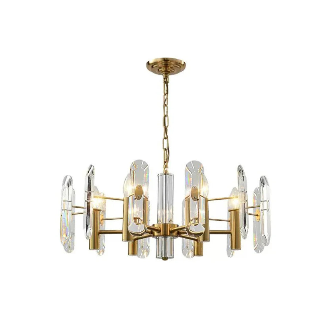Candelabro de cristal para dormitorio, techo de bar