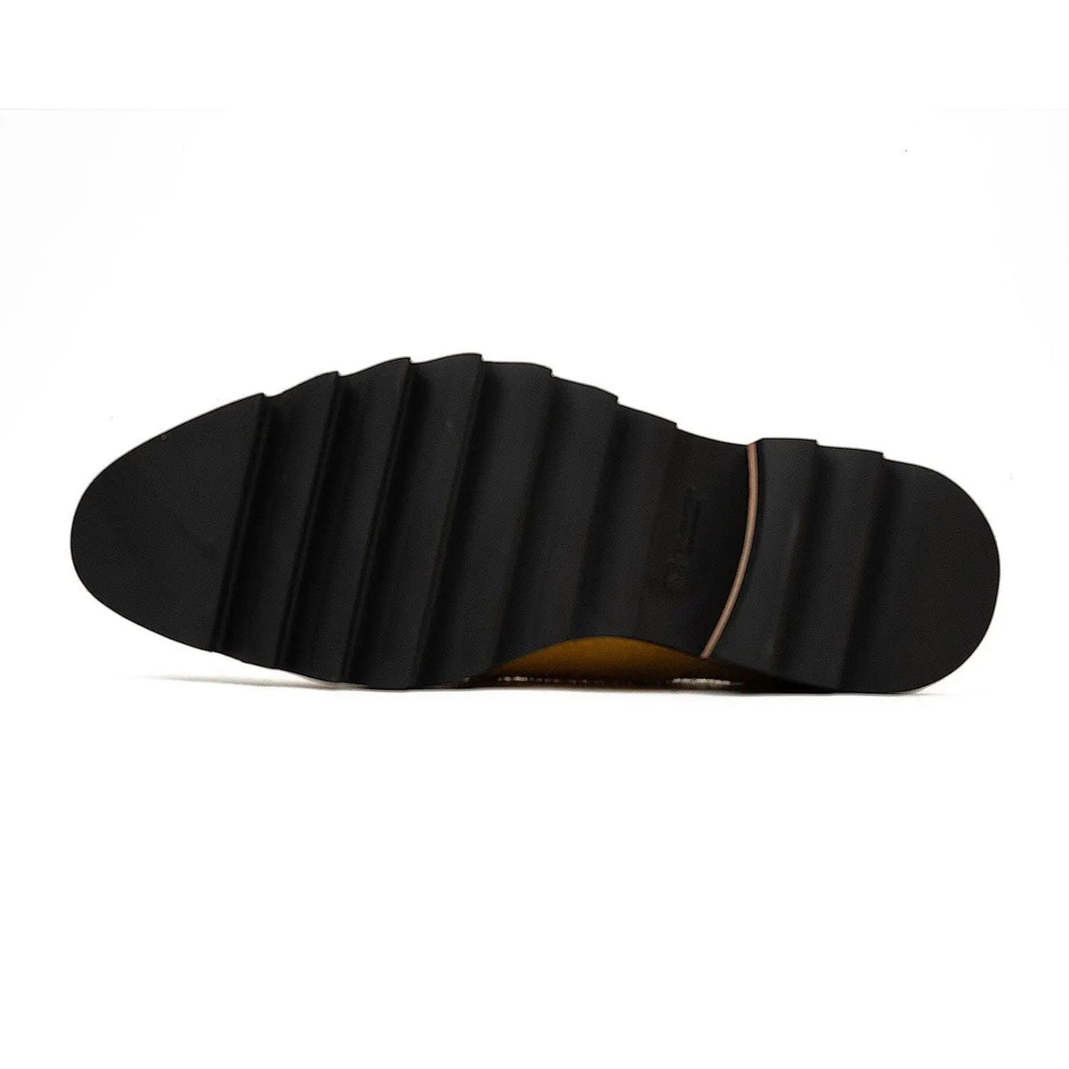 Yellow Cow Leather Monk Shoes