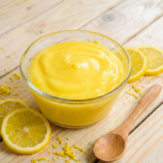 Budín de crema de limón