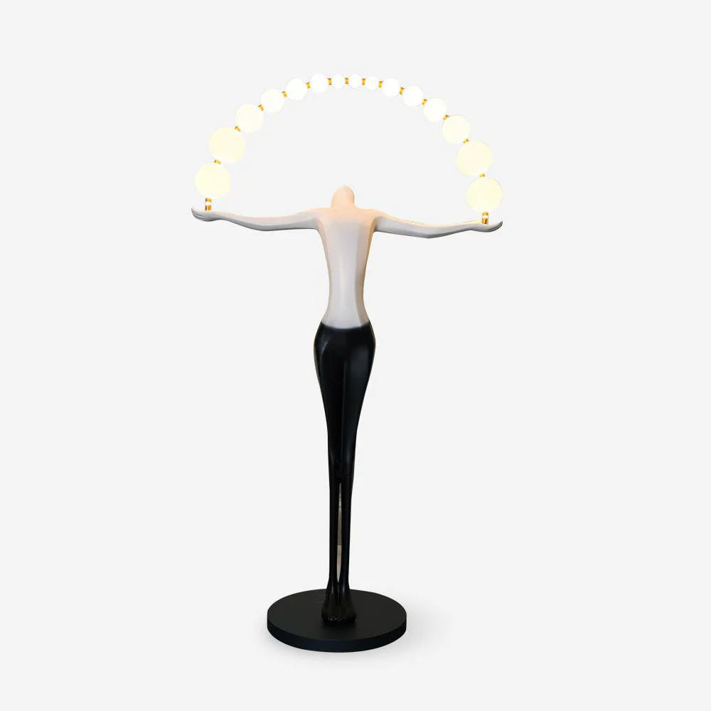Lámpara de pie Liberty Sculpture Figure