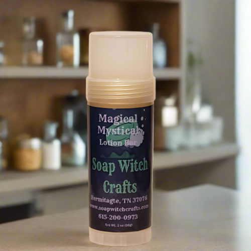 Barra de Loción Mágica y Mística - Crema de Fresa y Lavanda