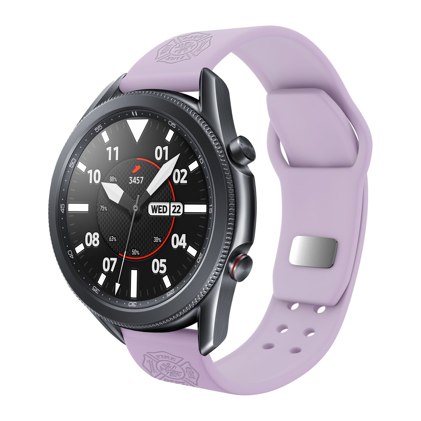 Firefighter First Responder  Watchband for Samsung, Garmin, Fossil, and More for Samsung, Garmin, Fossil, and More