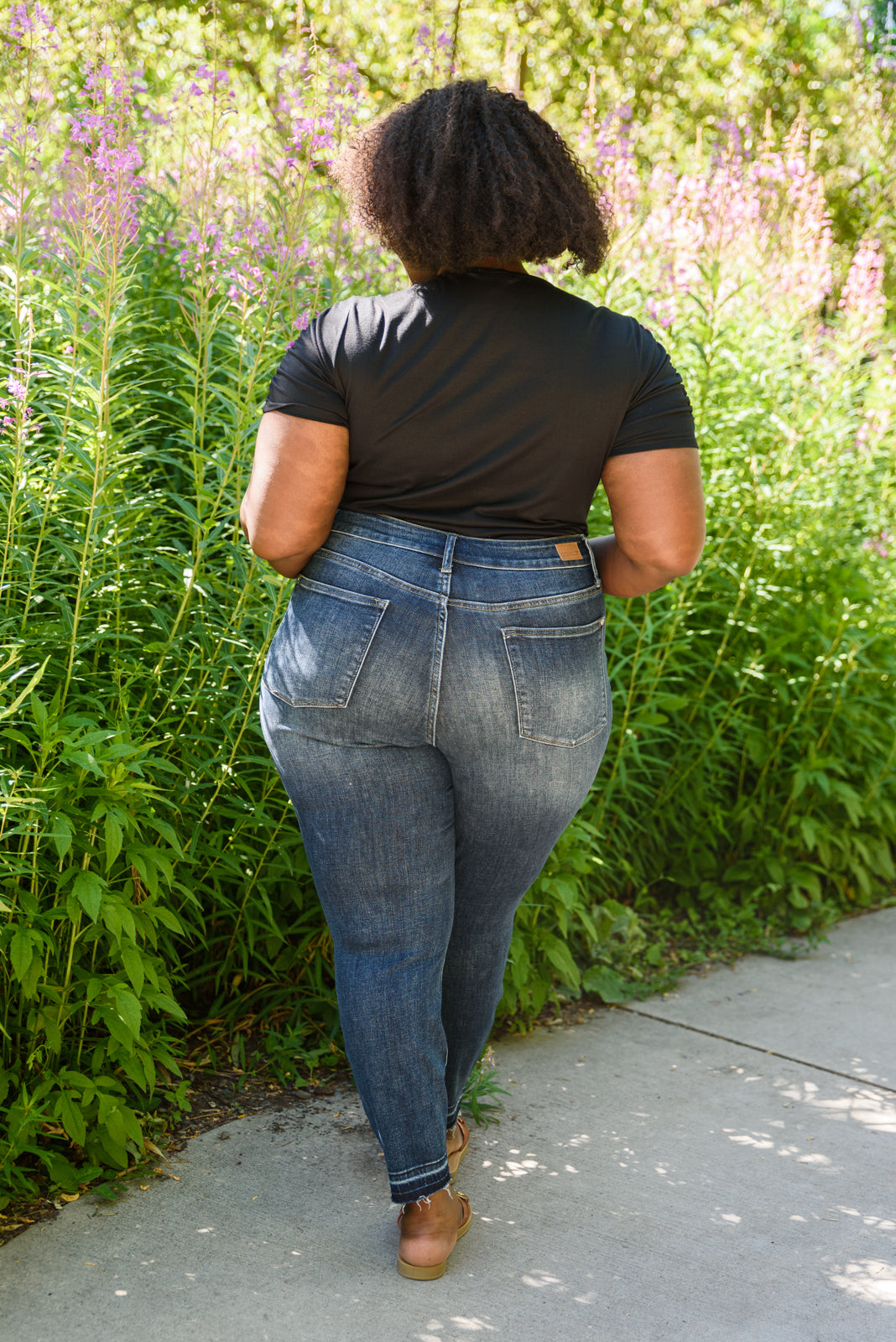 Jeans Lily de tiro alto con control de abdomen