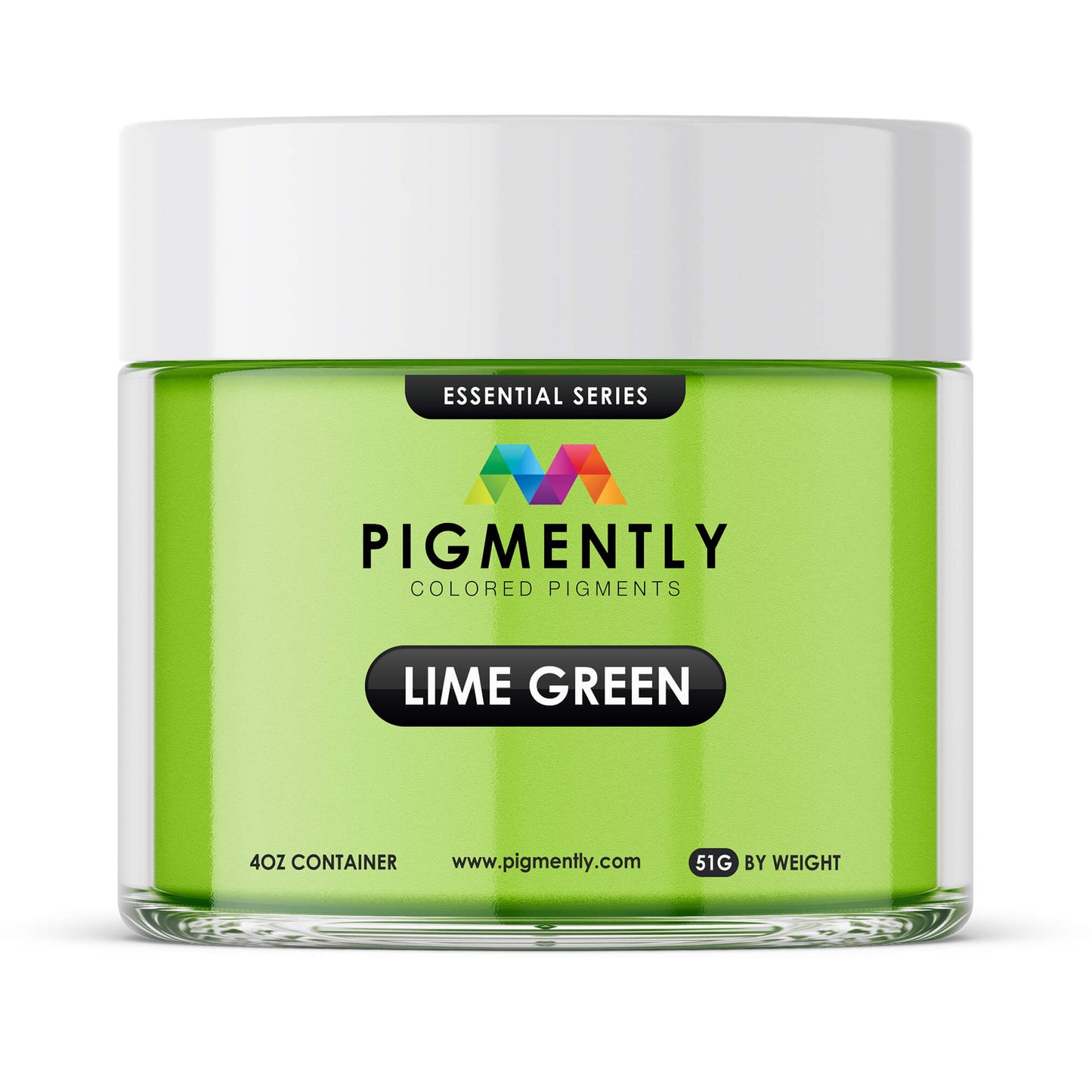 Pigmento en polvo epoxi verde lima