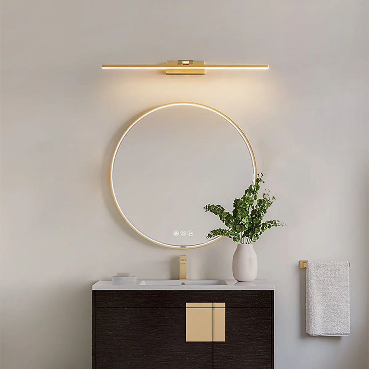 Aplique de baño lineal