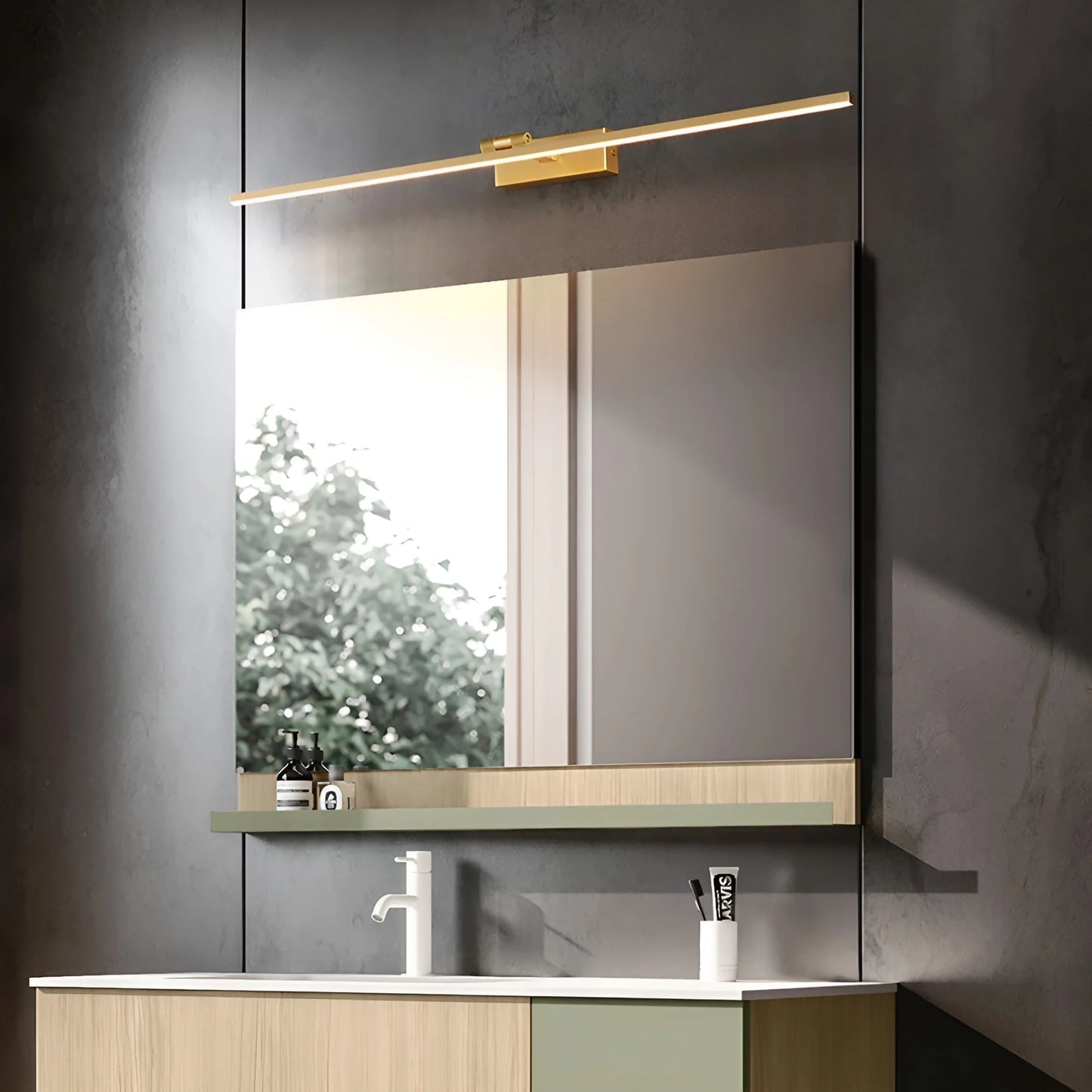 Aplique de baño lineal