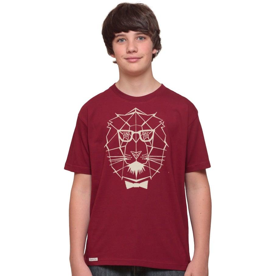 Geometric Lion T-Shirt for Kids