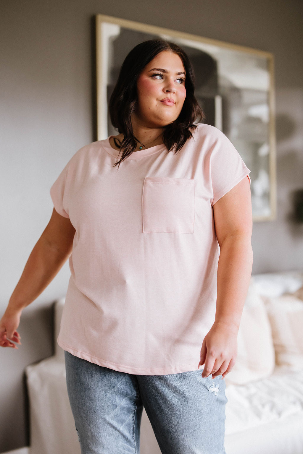 Camiseta con bolsillo delantero Little Bit