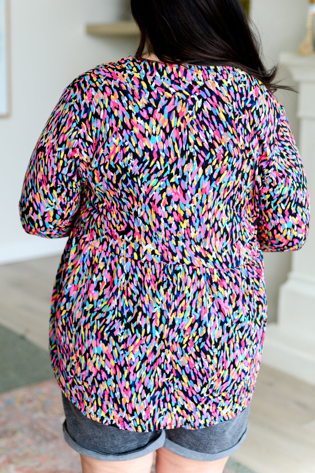 Top Lizzy Babydoll en Estampado Multicolores