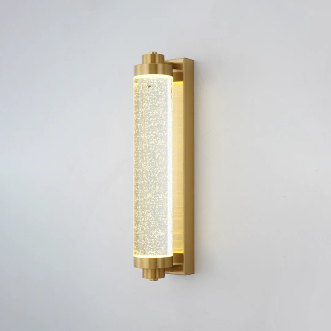 Lámpara de Pared de Cristal de Burbujas de Tubo Largo