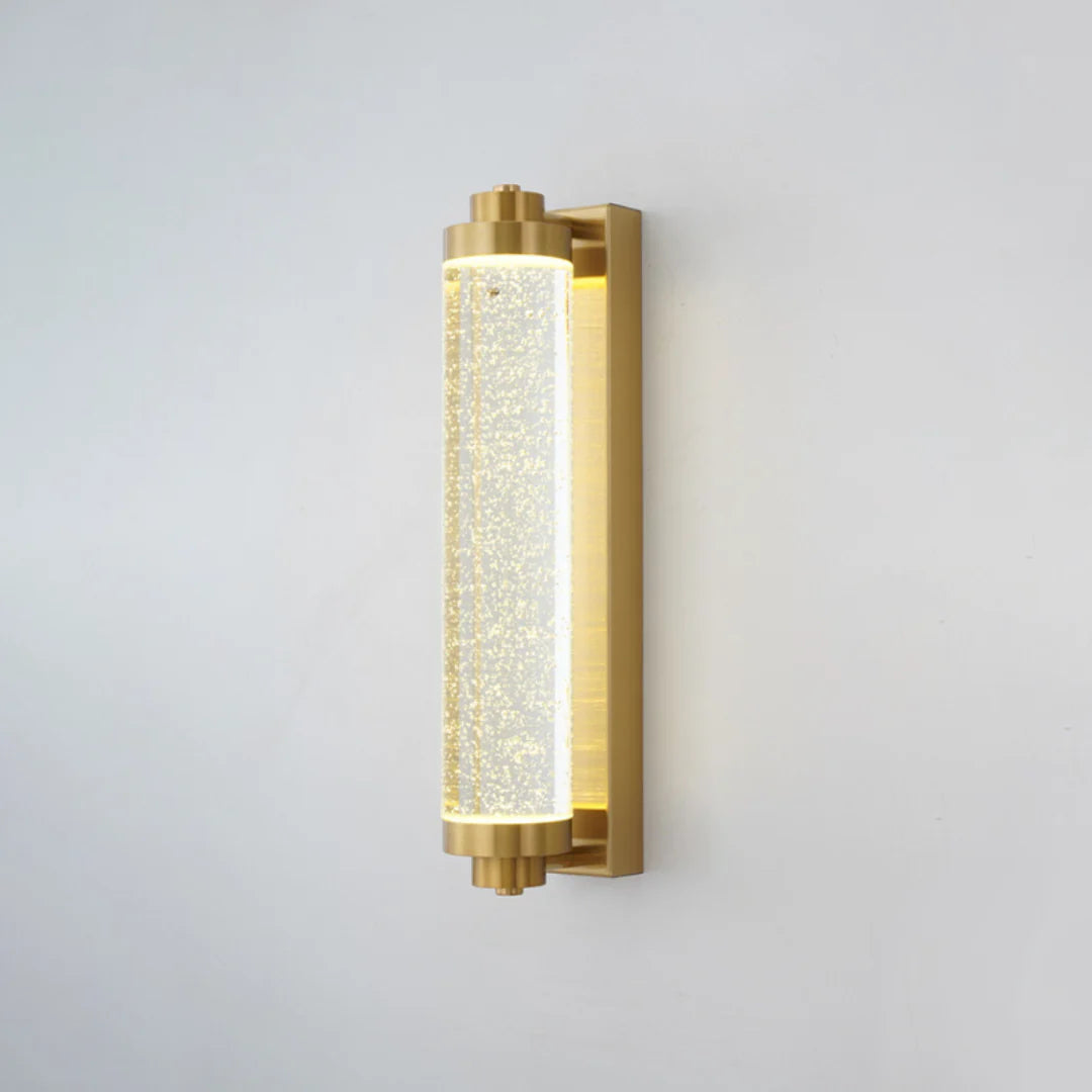 Lámpara de Pared de Cristal de Burbujas de Tubo Largo