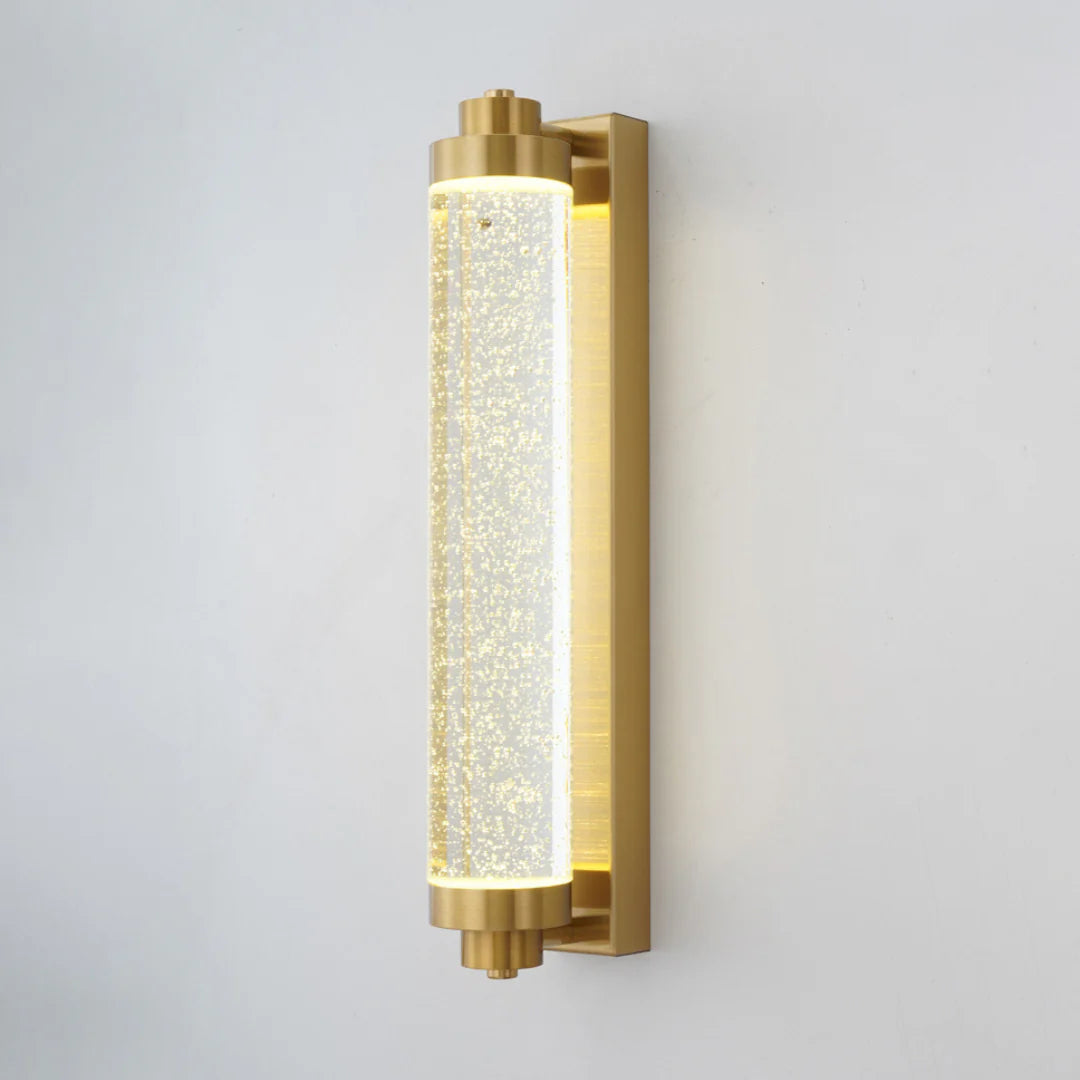 Lámpara de Pared de Cristal de Burbujas de Tubo Largo