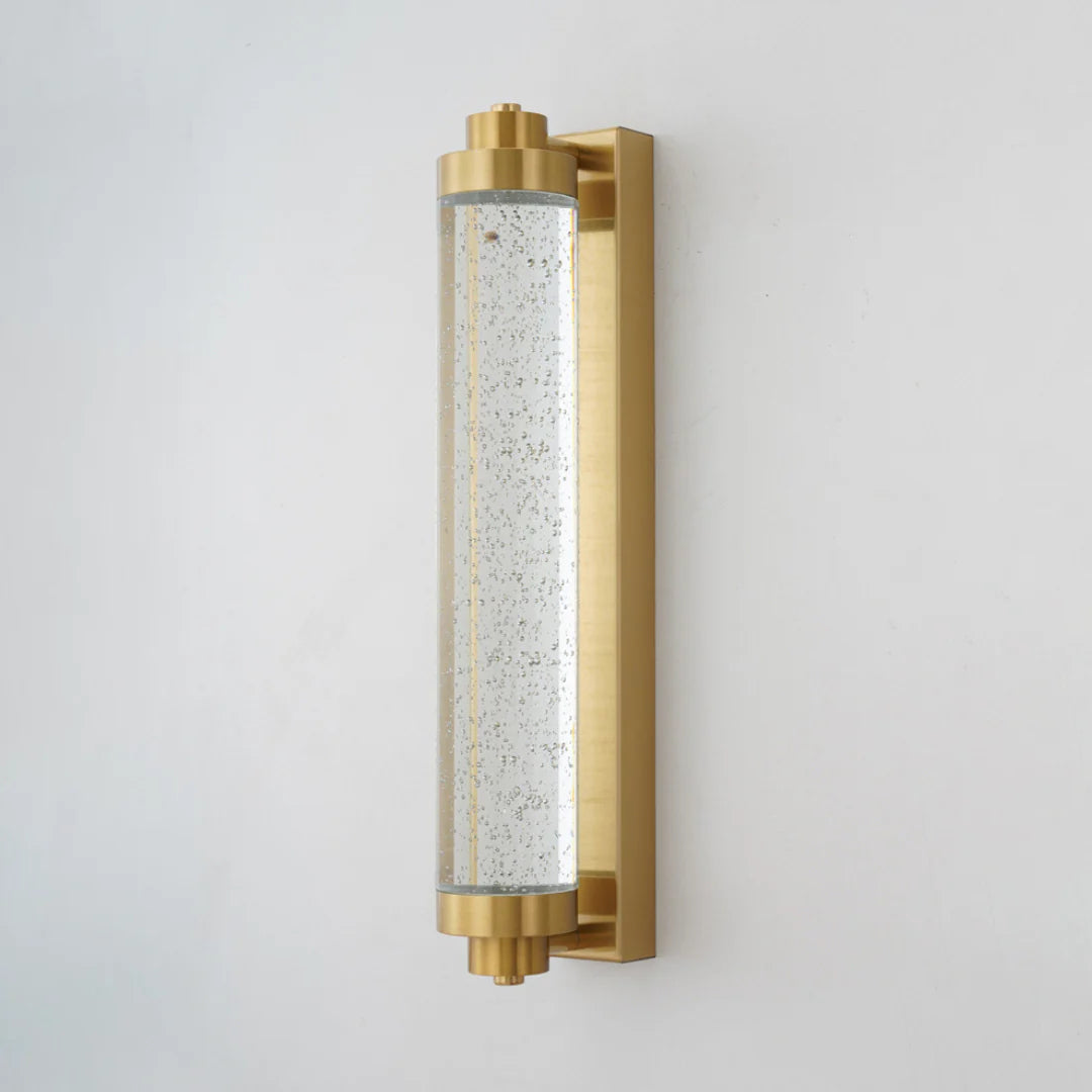 Lámpara de Pared de Cristal de Burbujas de Tubo Largo