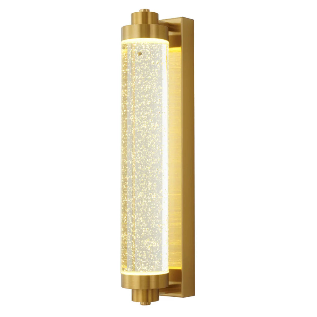 Lámpara de Pared de Cristal de Burbujas de Tubo Largo