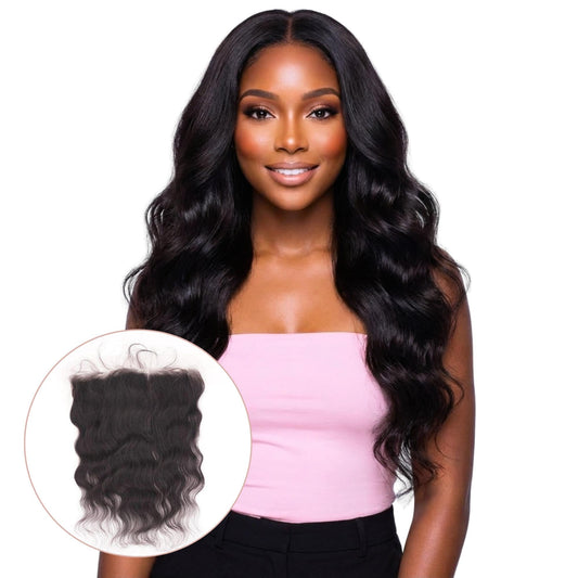 Frontal de Cabello Humano con Encaje HD de 13x4, Onda Suelta