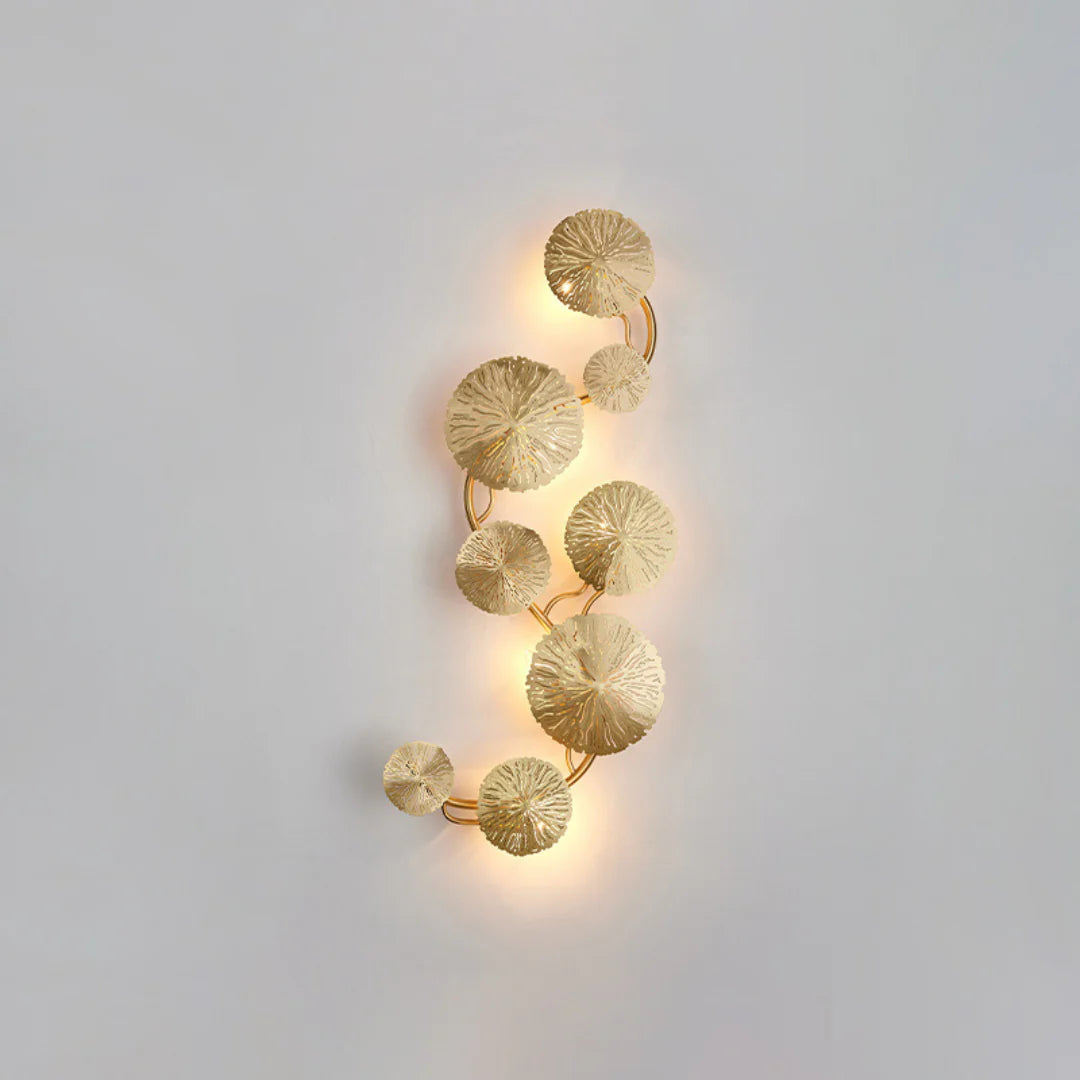 Aplique de pared Hoja de Loto