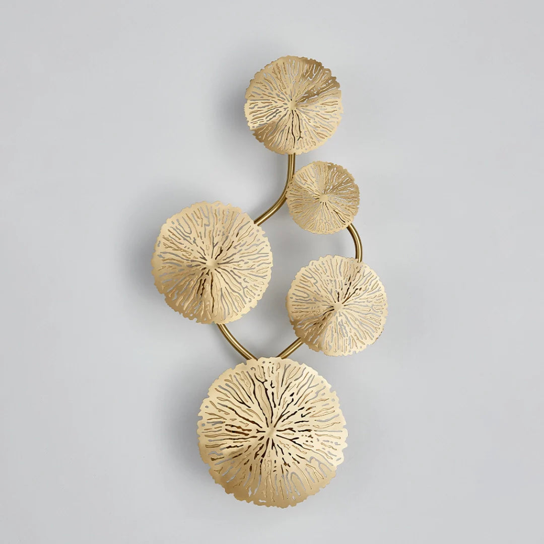Aplique de pared Hoja de Loto