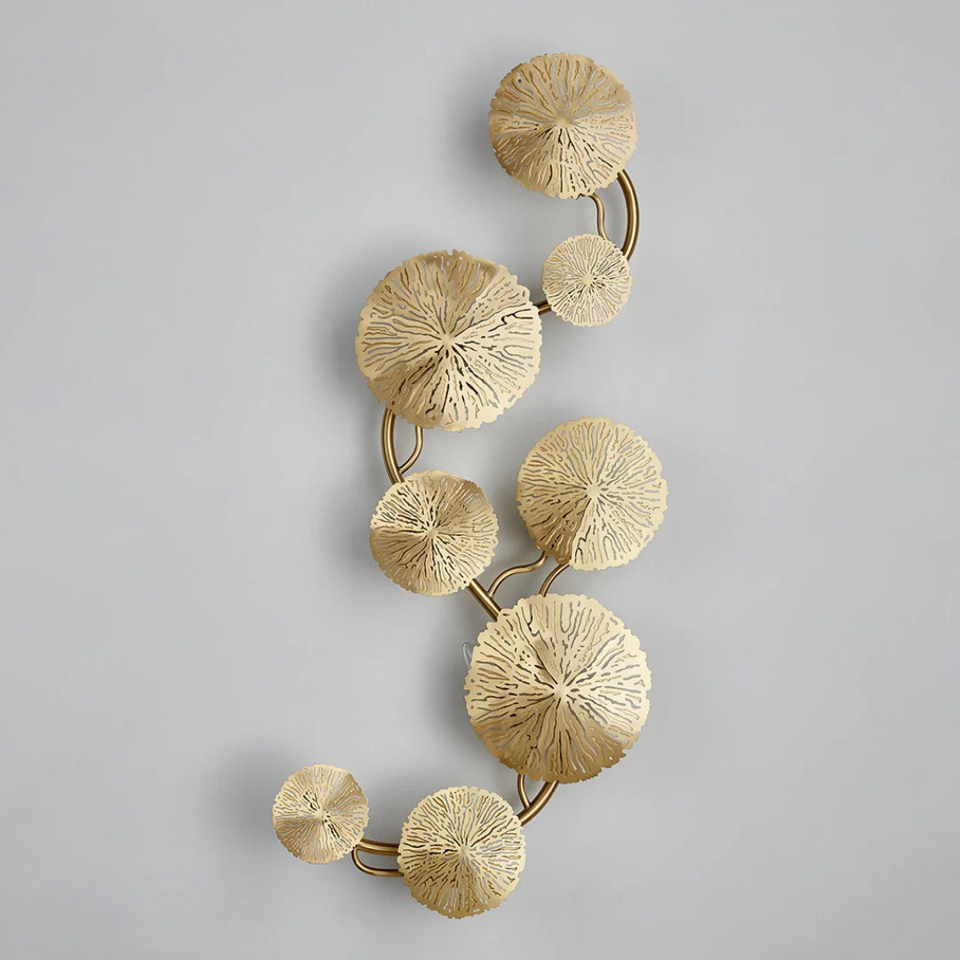 Aplique de pared Hoja de Loto