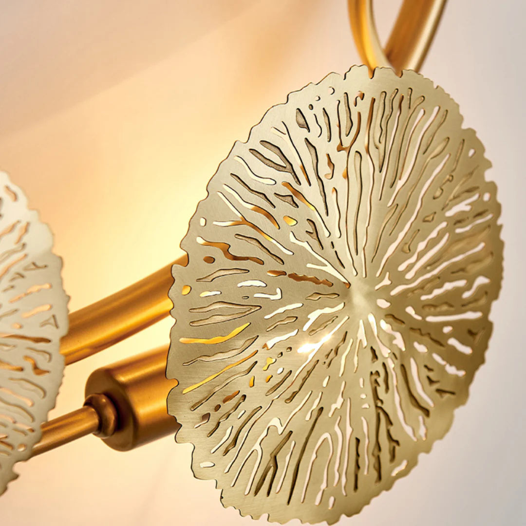 Aplique de pared Hoja de Loto