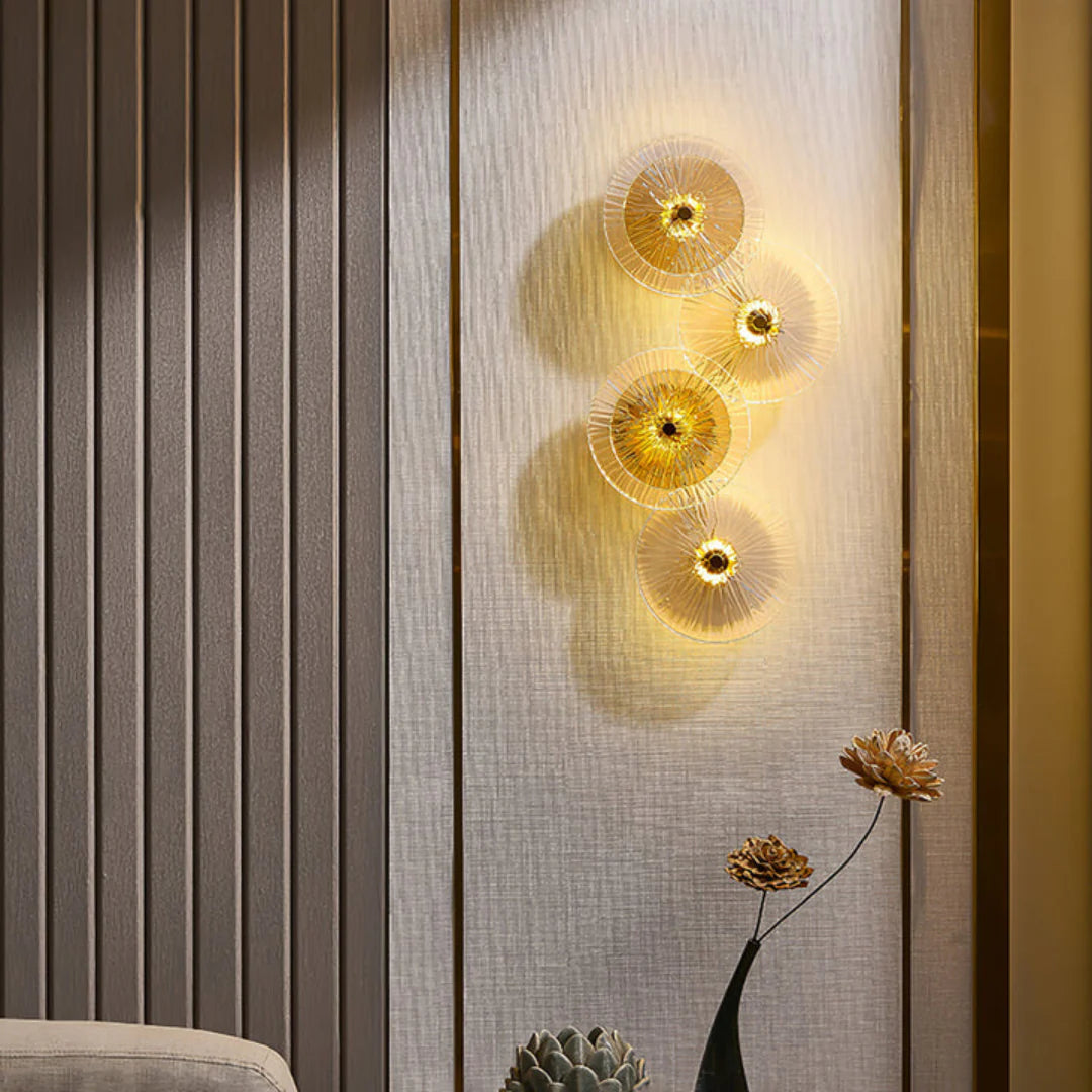 Lámpara de pared Hojas de loto