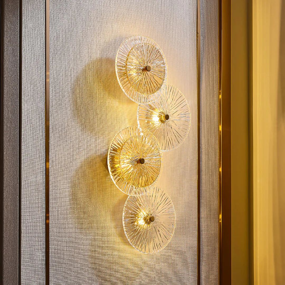 Lámpara de pared Hojas de loto