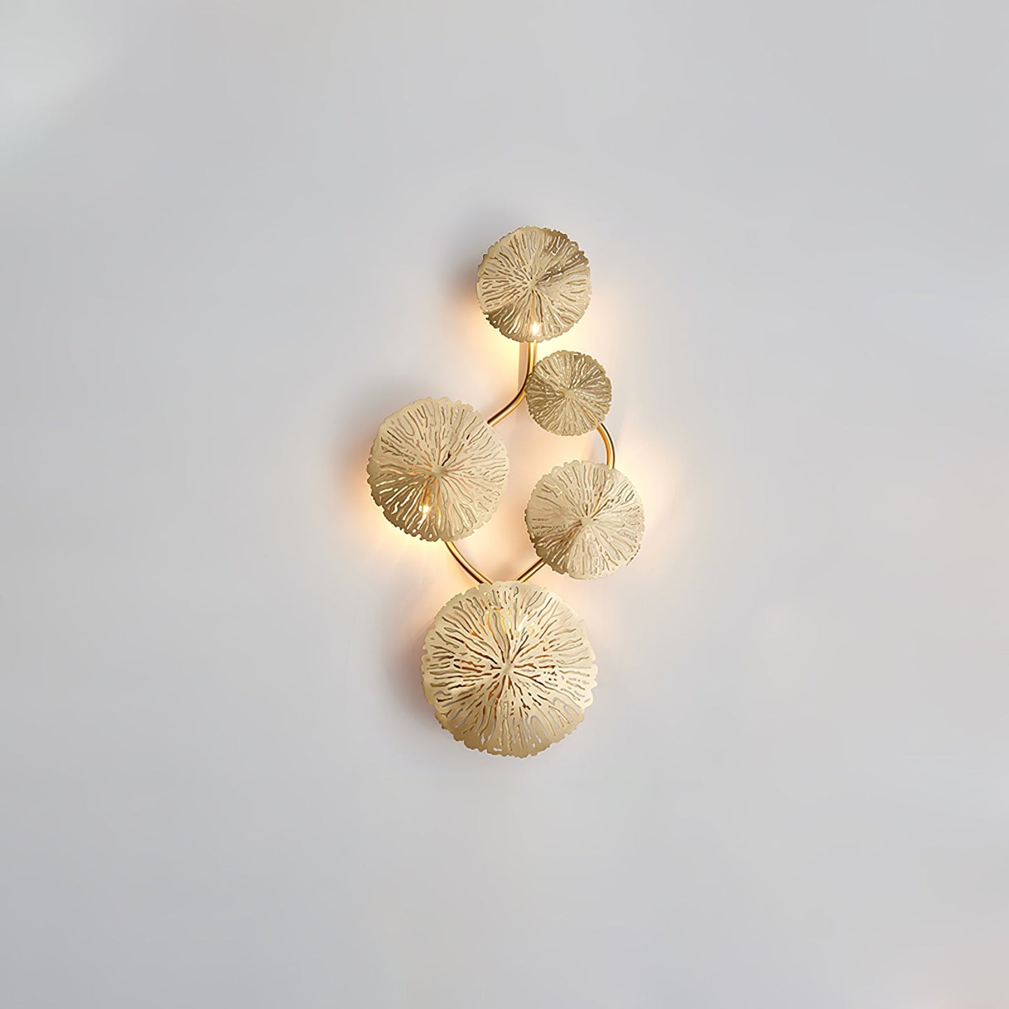 Aplique de pared Hoja de Loto