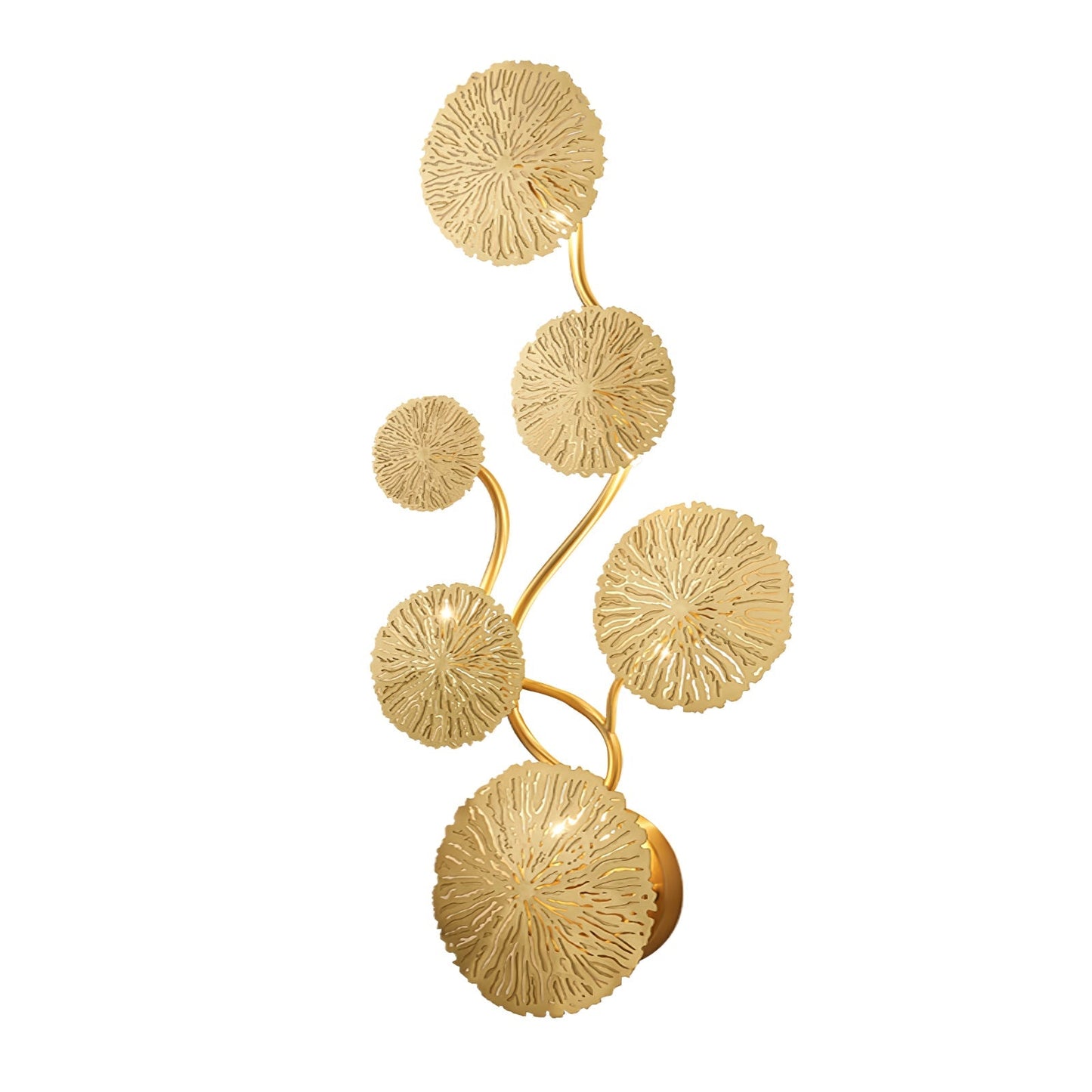 Aplique de pared Hoja de Loto