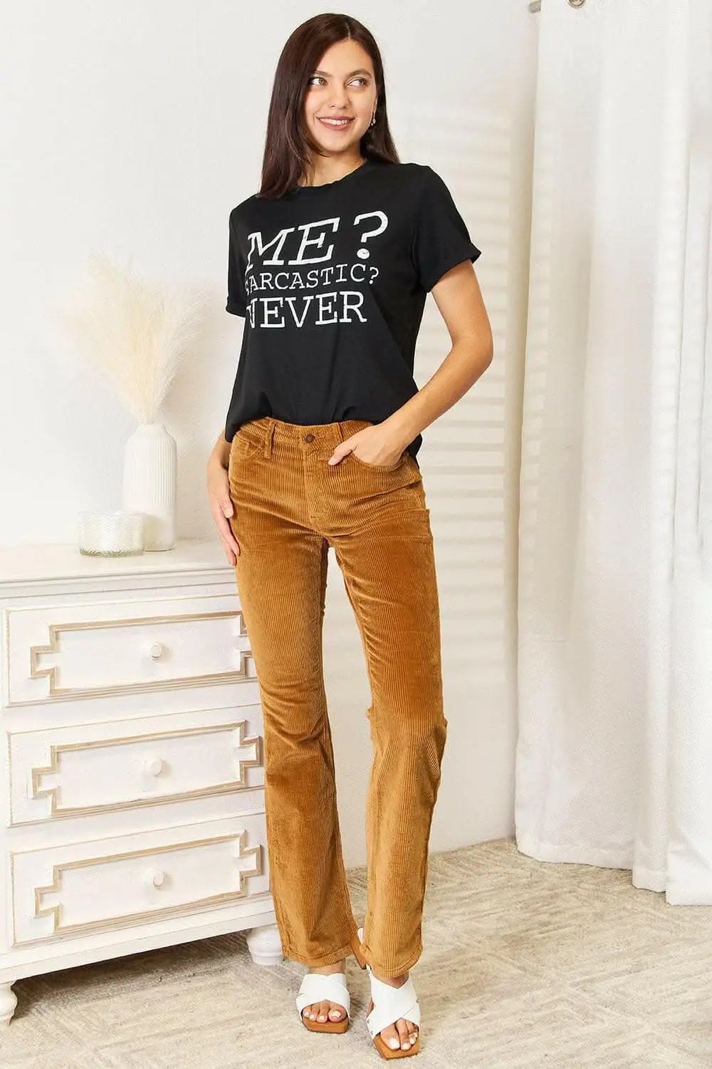 Activewear Trendsi Love Letter Tee Women's Casual Top Chic Print Round Neck Soft