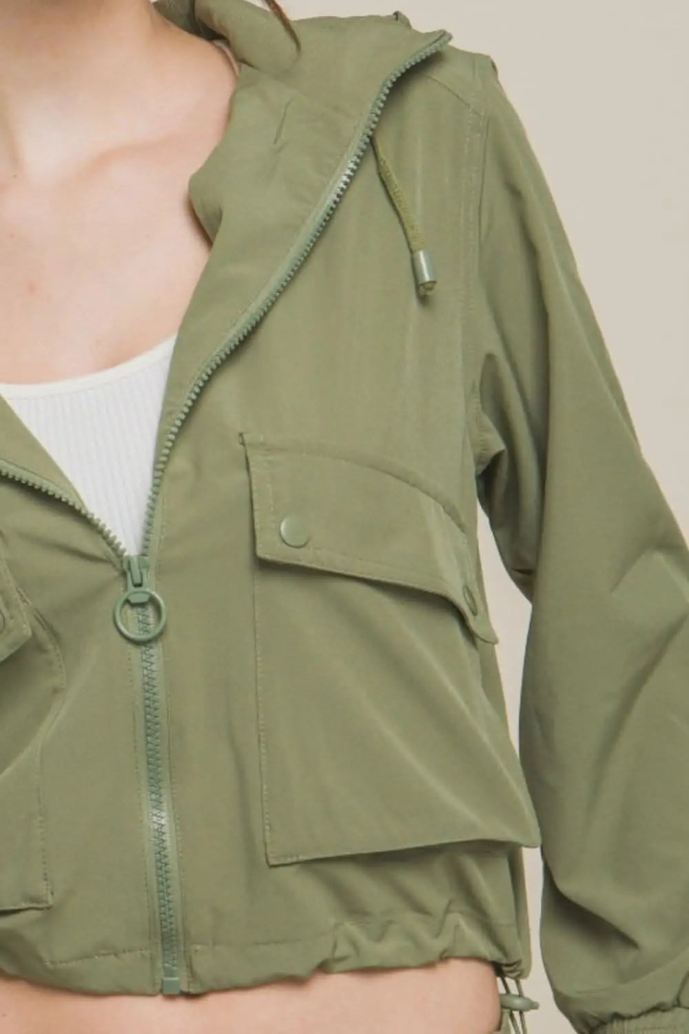 Trendsi Women's Lightweight Zip-Up Hoodie Jacket — Casual Everyday Wear