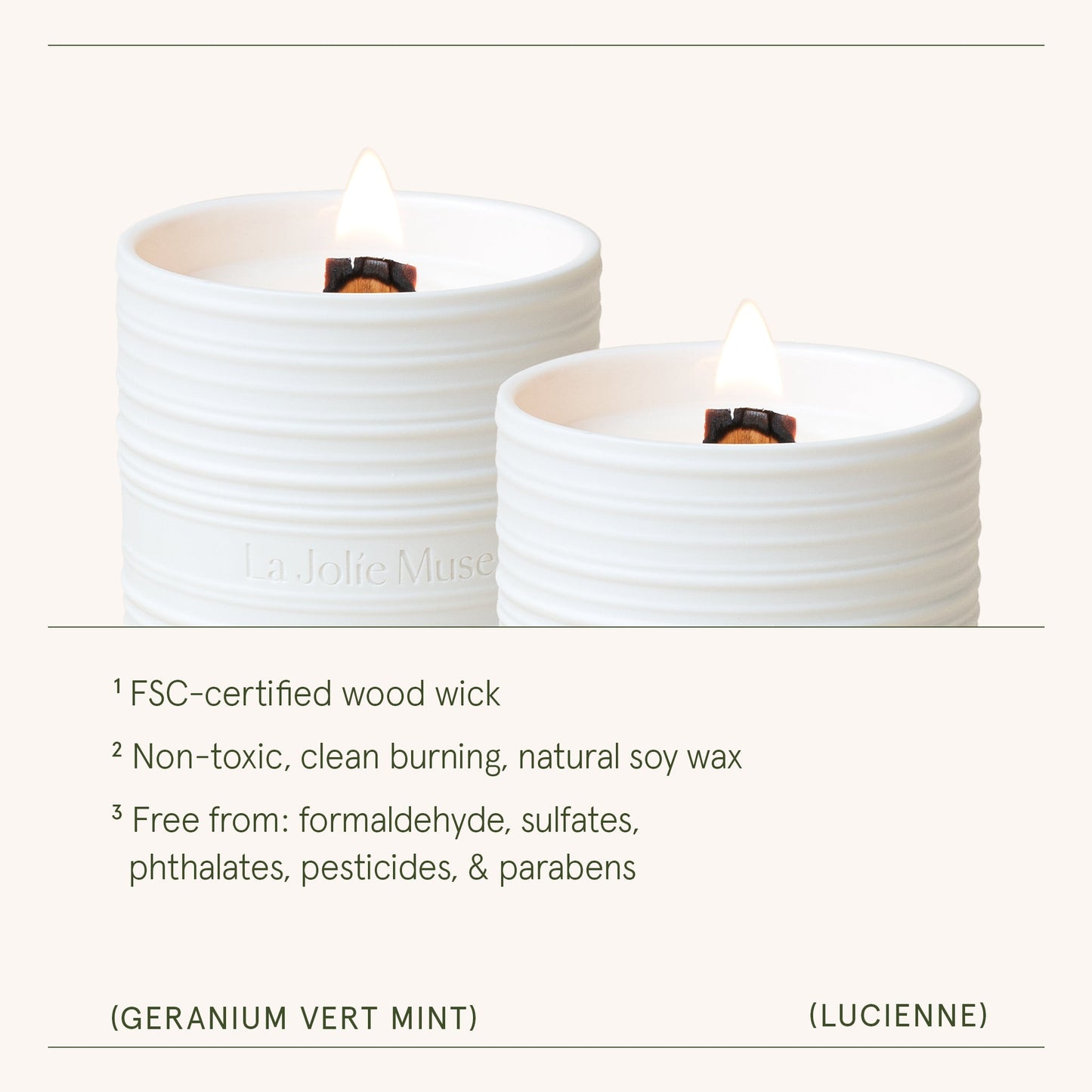 Lucienne - Geranium Vert Mint Candle