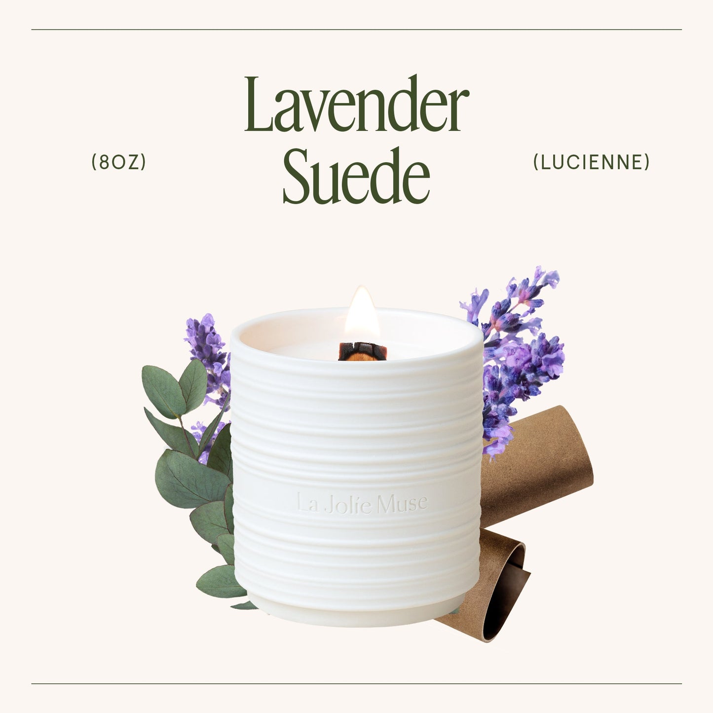 Lucienne - Lavender Suede Candle