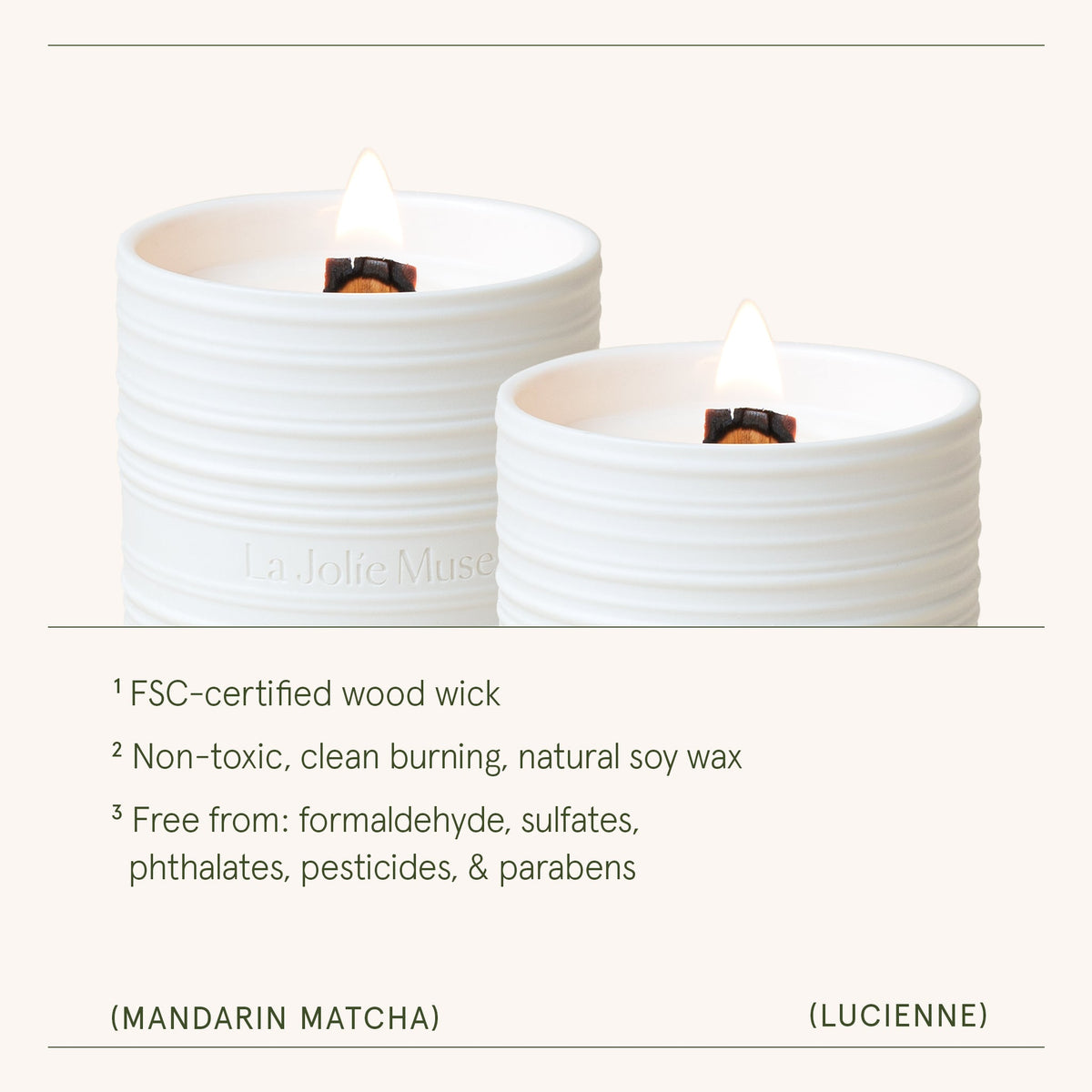 Lucienne - Mandarin Matcha Candle