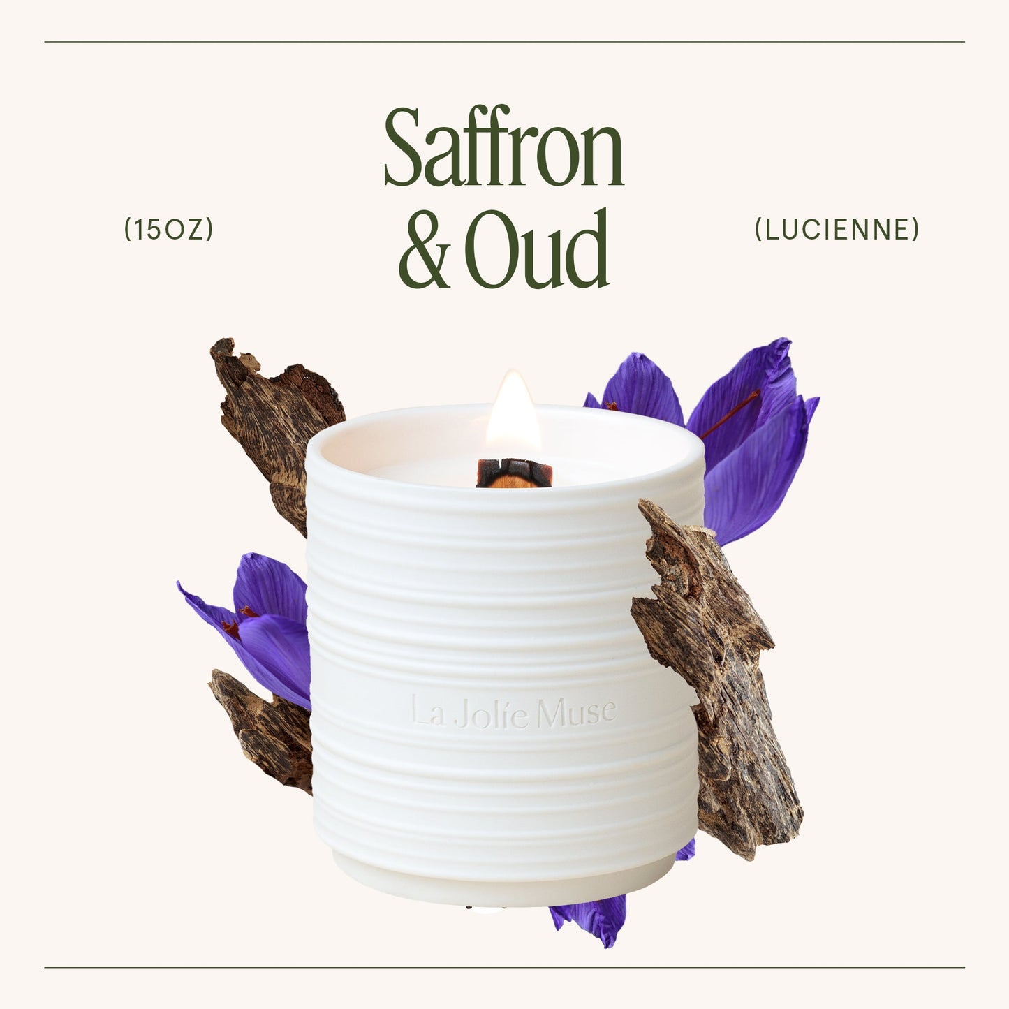 Lucienne - Saffron & Oud Candle