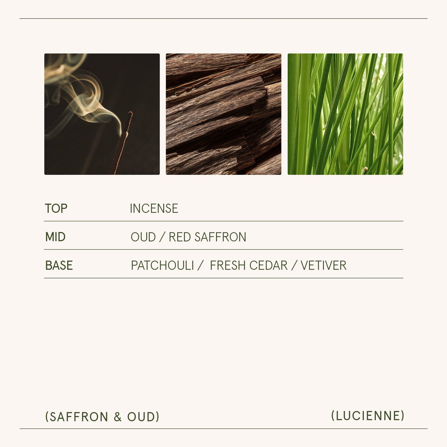 Lucienne - Saffron & Oud Candle