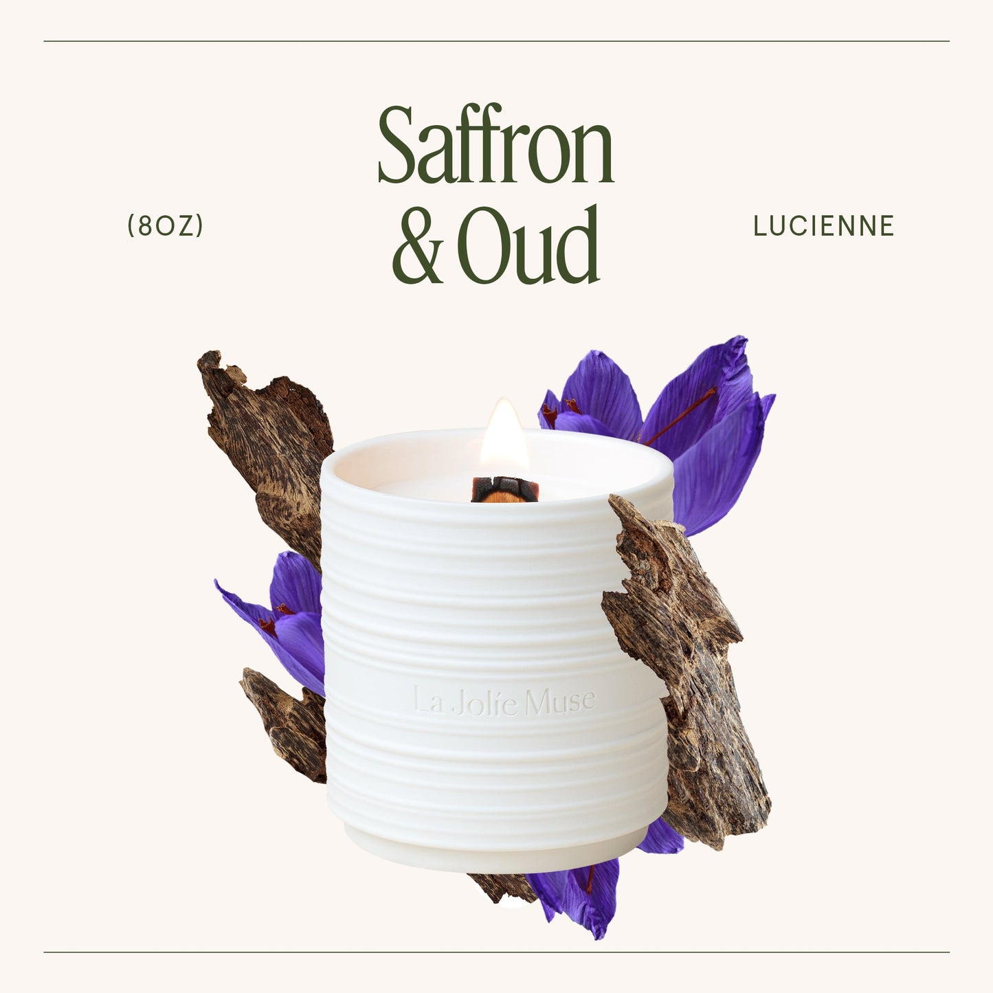Lucienne - Saffron & Oud Candle