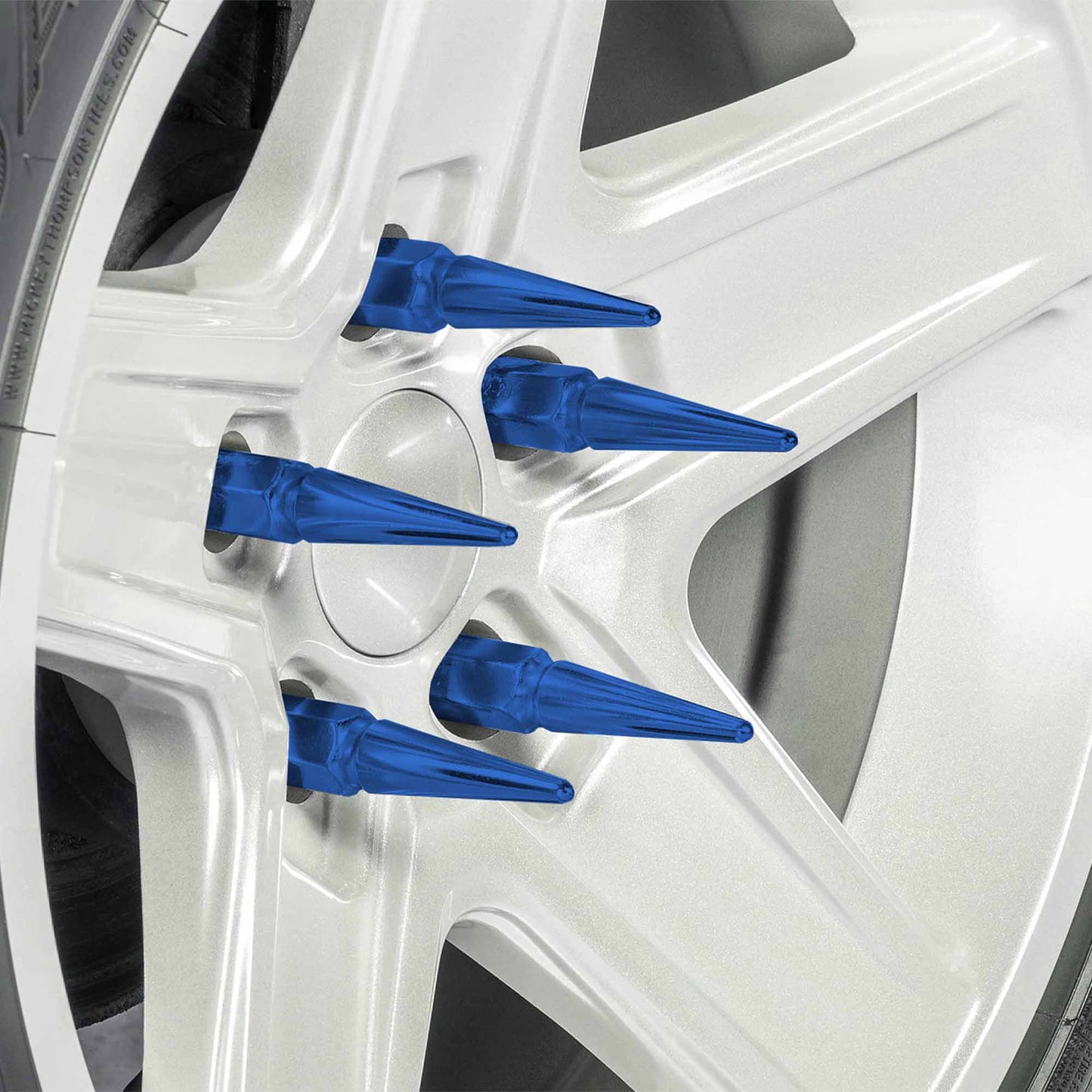 12x1.25mm Extended Spike Lug Nuts - 60 Degree Taper Seat