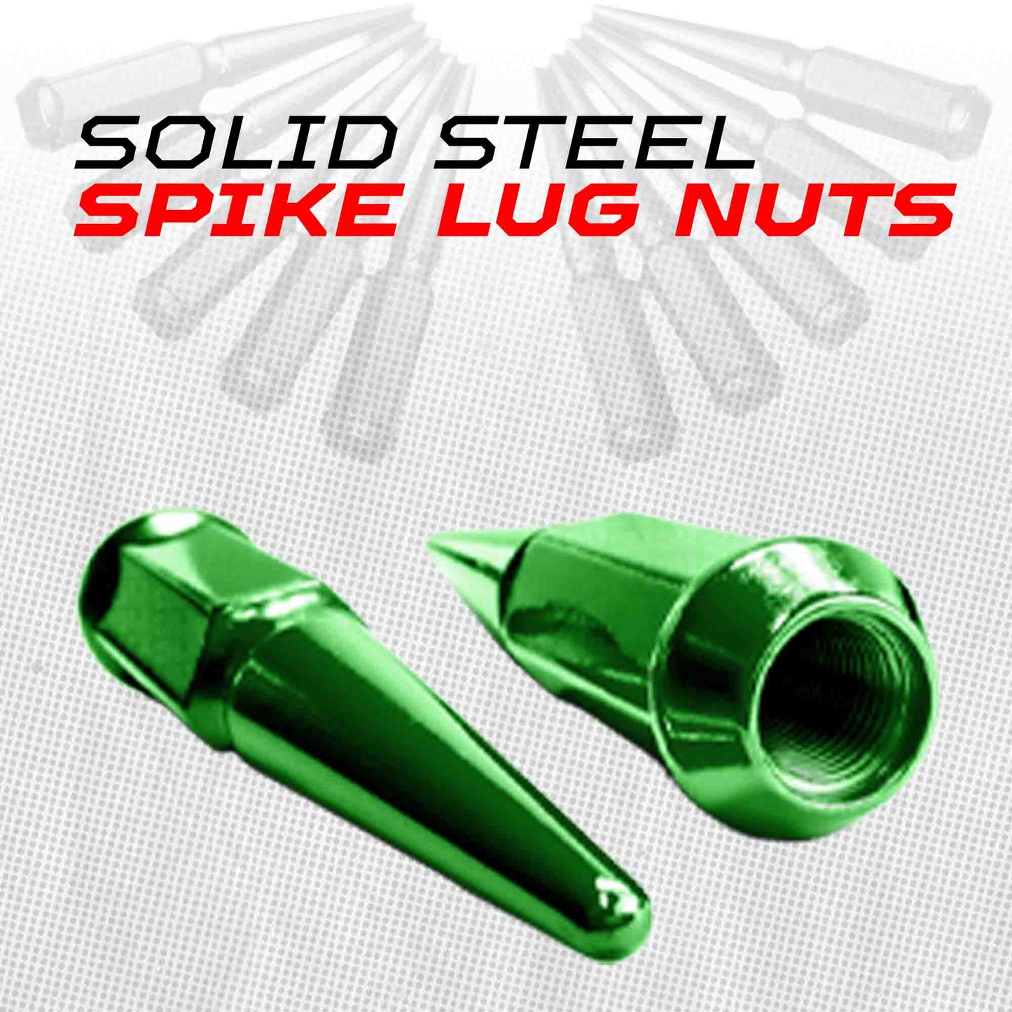 9/16 Extended Spike Lug Nuts - 60 Degree Taper Seat