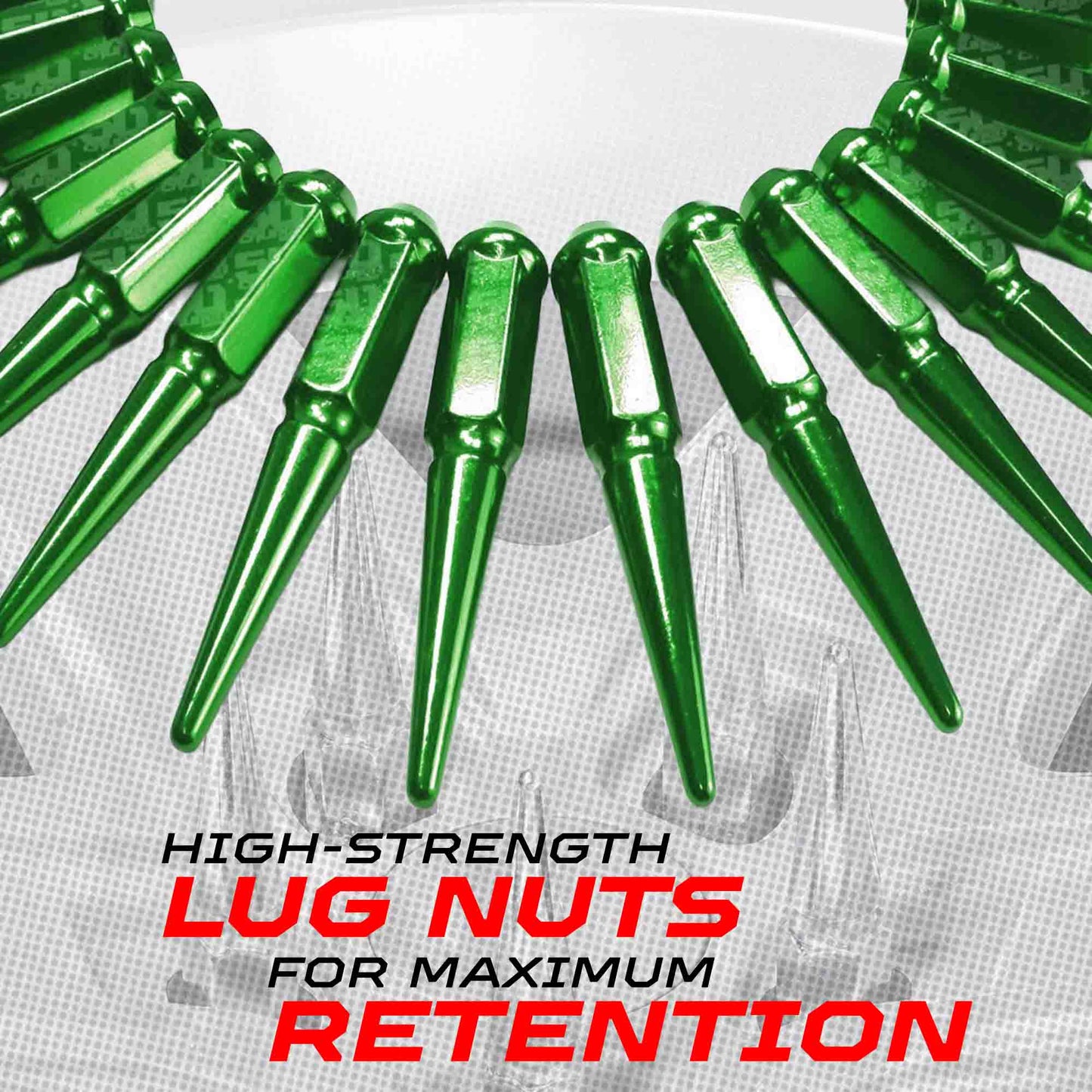 9/16 Extended Spike Lug Nuts - 60 Degree Taper Seat