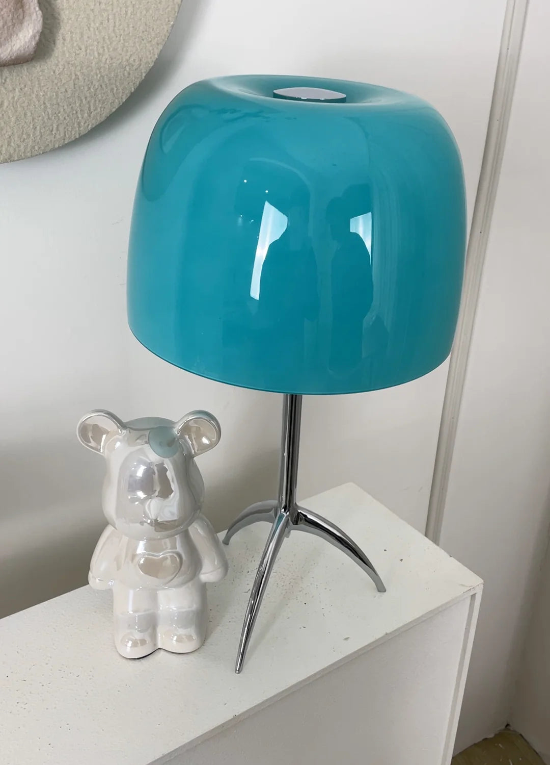 Lámpara de mesa de cristal Lumiere