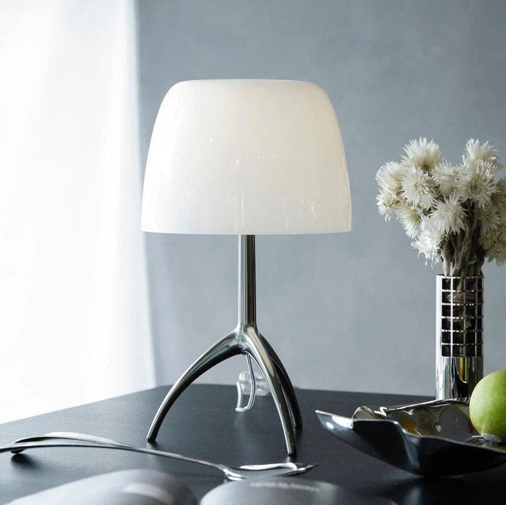 Lámpara de mesa de cristal Lumiere